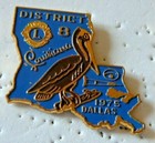 Lions Club Pins -   An Assortment of 7 LOUISIANA Pins — photo 2