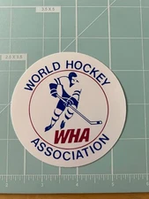 STICKERS: WORLD HOCKEY ASSOCIATION  1970s TEAM NEW (YOU PICK FROM TEAM LIST)