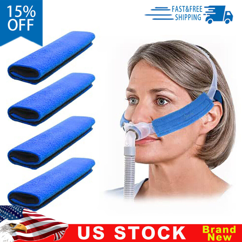 4Pcs Headgear CPAP Comfort Strap Covers Pads Prevent Face Mask Straps Home US
