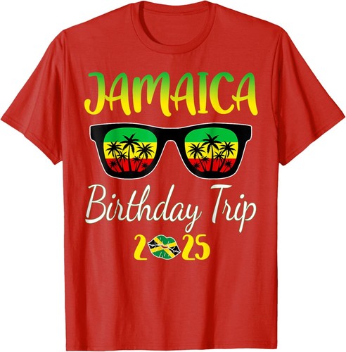 Jamaica Birthday Trip 2025 Funny Family Matching T-Shirt Hoodie - Picture 14 of 19