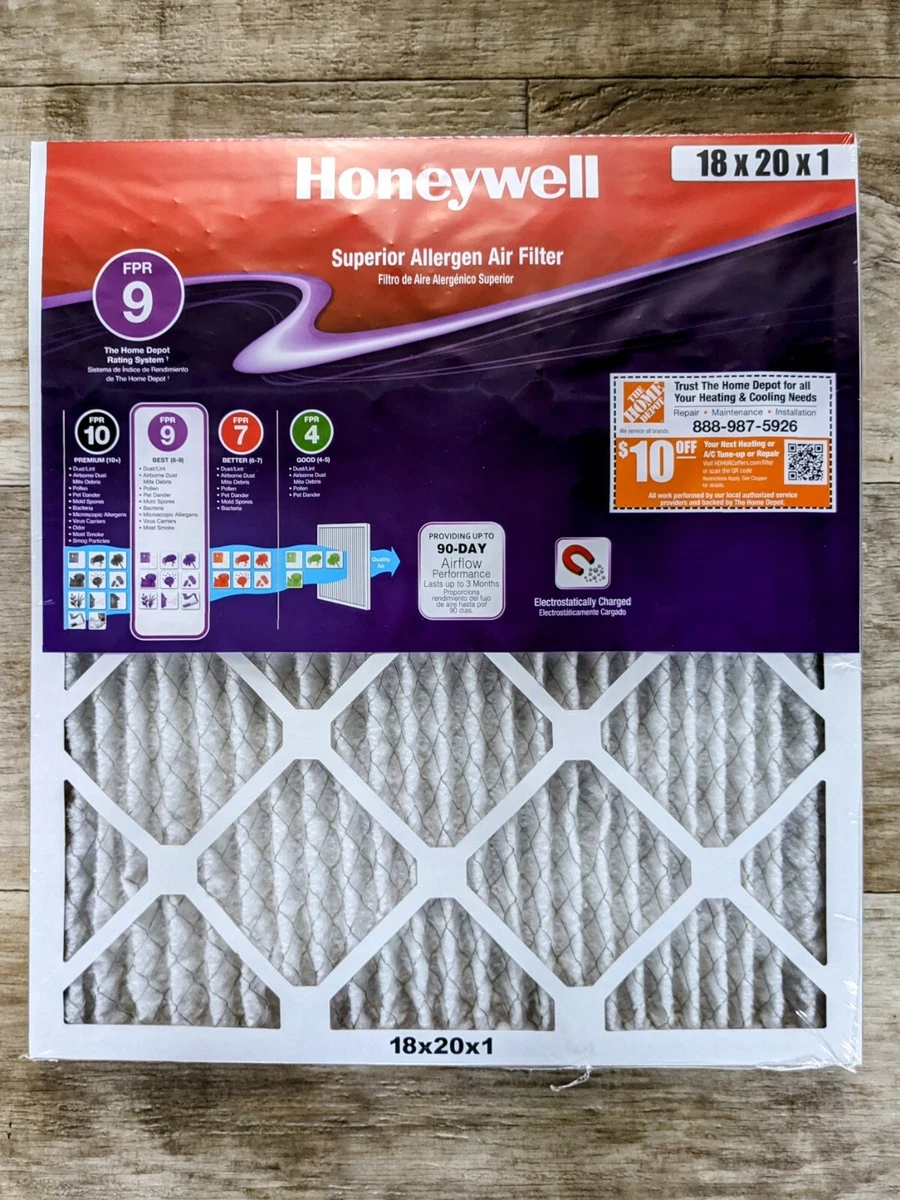Honeywell air filter on sale 18x20x1