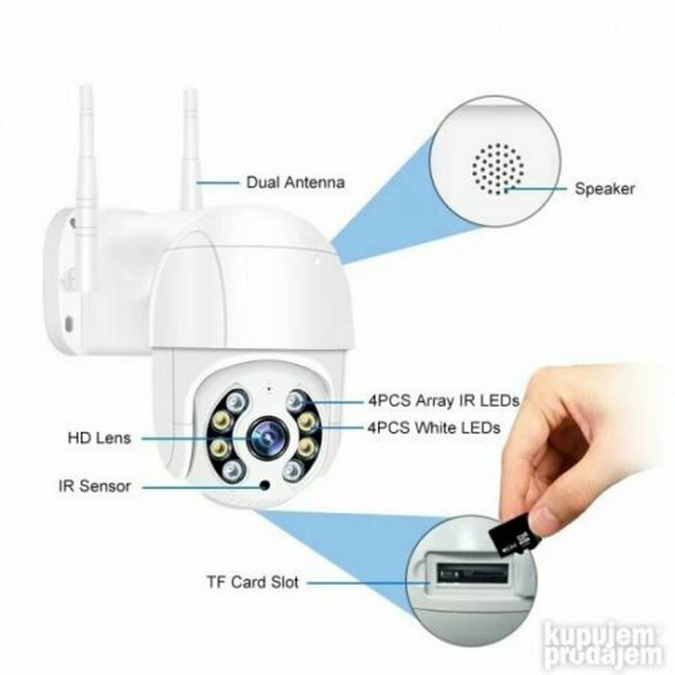 Camera P Csee Wf Externa Ptz Speed Dome Prova Água Zoom Com O Melhor Preço é No Zoom - Foto 13