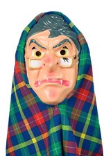 Hexenmaske mit Kopftuch 03