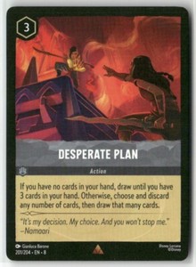Desperate Plan 201/204 Reign of Jafar Lorcana