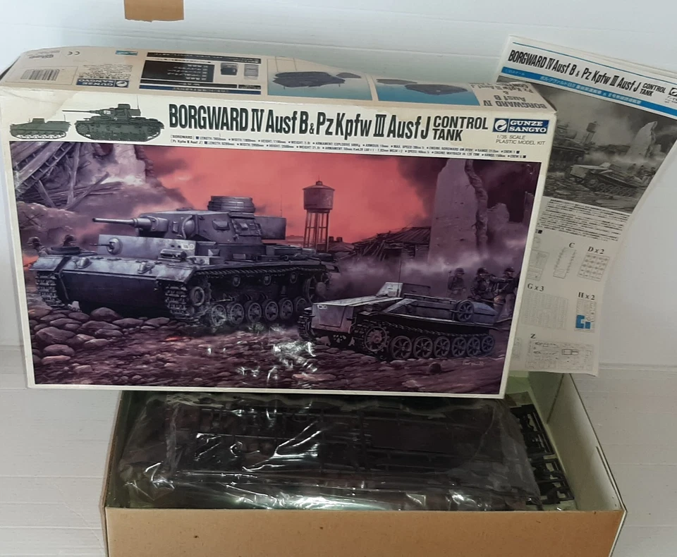 GUNZE SANGYO 1/35 CARROARMATO BORGWARD IV KIT MONTAGGIO - Immagine 2 di 2