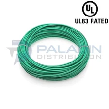 #12 AWG Gauge 600V THHN Stranded Copper Wire UL Listed - Green 100FT