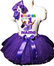 Isabela Birthday Outfit Dress 1st Shirt Girl Party Personalized Tutu