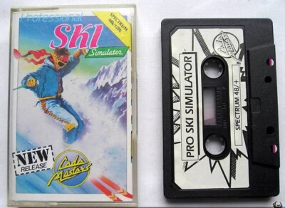 Sinclair ZX Spectrum 48K Spiel - PROFESSIONELLER SKISIMULATOR - Codemasters - getestet