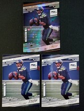 (3) 2021 Panini Prestige Astral/Base Russell Wilson # 197 Seattle Seahawks