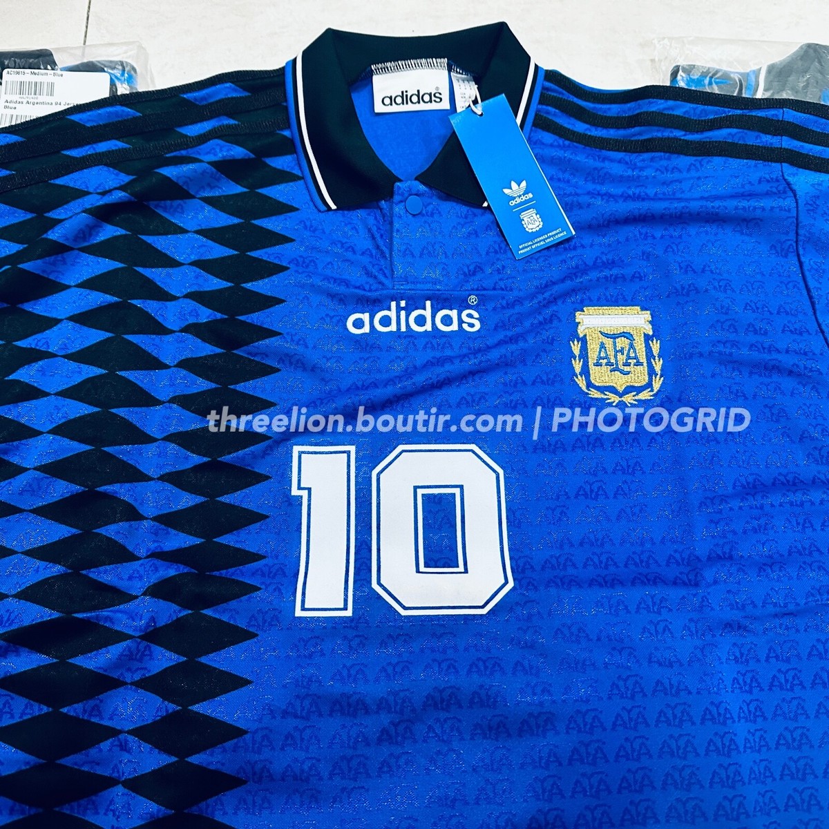 New Adidas ARGENTINA 1994 AFA Retro Away Kit Soccer Jersey