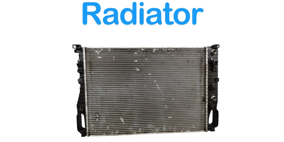 99-11 Mercedes W219 E55 AMG CLS55 radiador de refrigeración aire acondicionado condensador fabricante original Foto 3 de 4