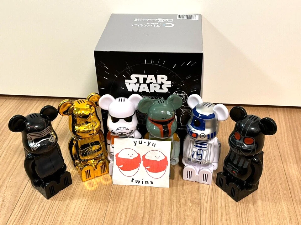 Juguete Medicom BE@RBRICK Cleverin Bearbrick Star Wars Juego de 6 piezas Competición Limitado Foto 2 de 4