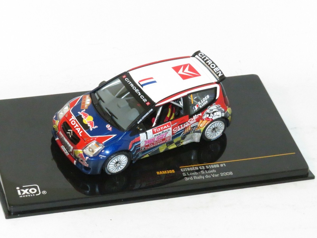 IXO RAM308 Citroen C2 S 1600 #1 S.Loeb - S.Loeb 3rd Rally du Var 2008 - 1:43