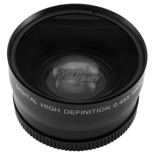 Universal 55mm 0.45x 55 mm Wide Angle + Macro Conversion Lens For DSLR DC Camera - Picture 1 of 1