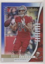 2019 Panini Absolute Blue Spectrum 19/50 Cameron Brate #87 bp8