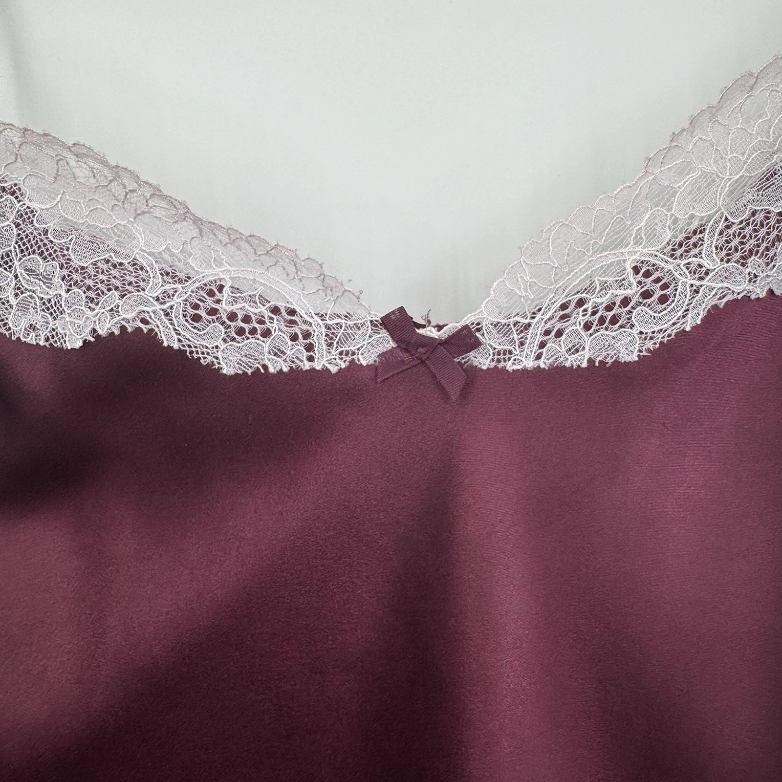 UNDERCOVER Abito da notte Victoria's Secret taglia grande viola prugna morbido seta slip dress