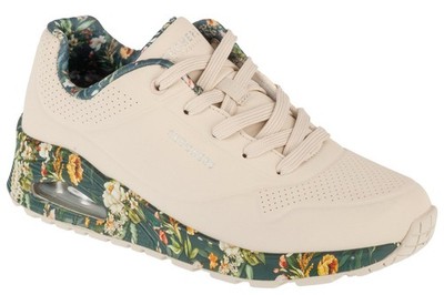 Sneaker Damen, Skechers Uno - Majestic Garden, Beige