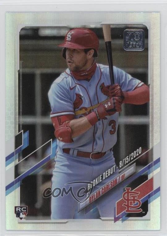 2021 Topps Update Rookie Debut Rainbow Foil Dylan Carlson #US197 Rookie RC 1f17