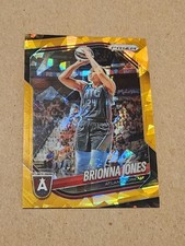 2025 Panini WNBA Prizm Brionna Jones Gold Prizm Ice 10/10 #107 Atlanta Dream