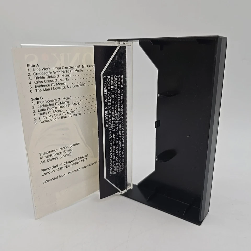 Thelonious Monk Monk’s Classic Recordings Cassette Tape Import Netherlands 1988 - Image 4 of 4