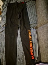 Ladies Superdry Leggings Size 10 Excellent Condition Hardly Worn Black