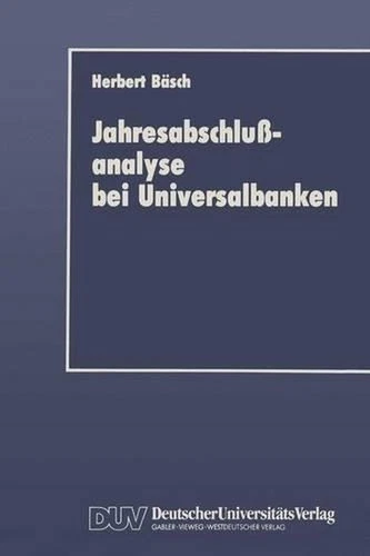 Jahresabschluanalyse bei Universalbanken: Grenzen und M?glichkeiten im Lichte ne - Picture 1 of 1