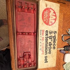 5 Piece 38 Mac Ext Vintage Box Sxe5pt Mac Tools