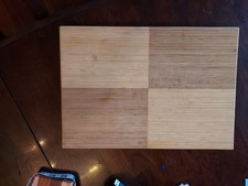 Wood Wooden Cutting Board 15 X 10 Euc!