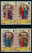 GREAT BRITAIN - JERSEY 1993 COMPLETE SET MINT MNH SCOTT 651-654 CHRISTMAS
