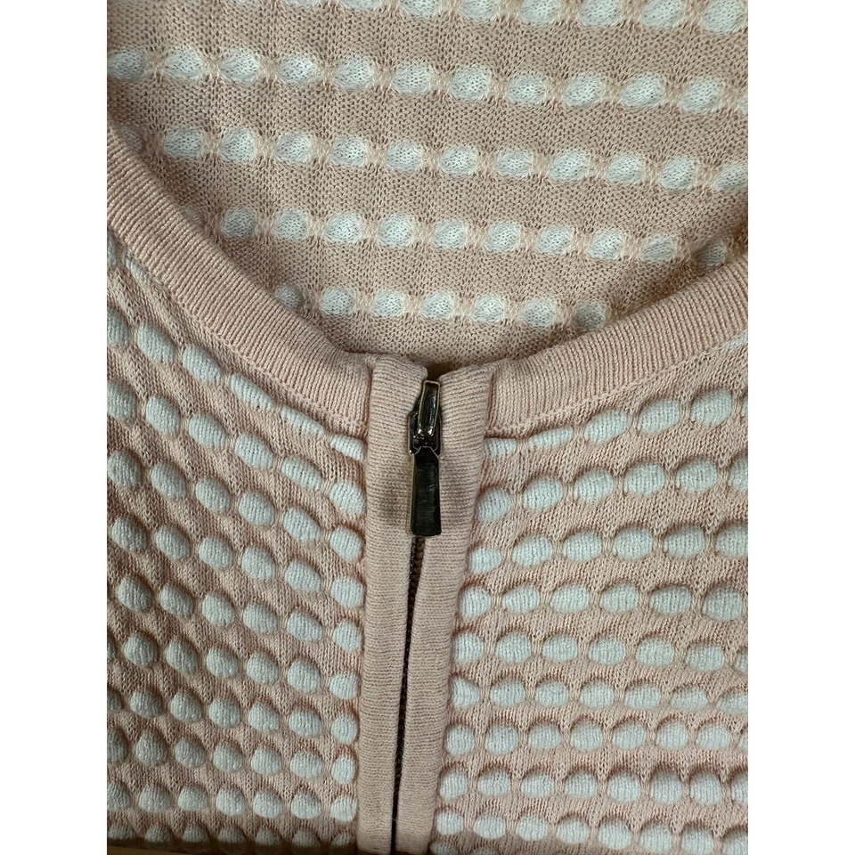 Кардиган женский Ann Taylor Factory румяна розовый в горошек размер средний - Изображение 3 из 4