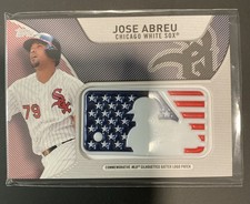 2017 Topps Baseball Series 2 JOSE ABREU Batter Logo Patch #IDML-JAB Mint