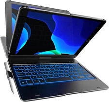 iPad Keyboard Case for 10.2 inch iPad 2021 9th & 8th & 7th Gen, Air 3, Pro 10...