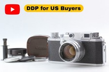 CLA'd [Top MINT Hood] Canon II S2 Rangefinder Film Camera 50mm f/1.8 From JAPAN