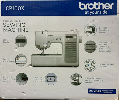 Brother - CP100X - Computerized Sewing and Quilting Machine White
