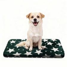 Dog Crate Pad Washable Dog Pet Bed for Crate kennel Medium Mat 30in Green