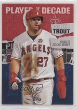 2020 Topps Topps Player of the Decade Black 203/299 Mike Trout #MT-23 0m4q
