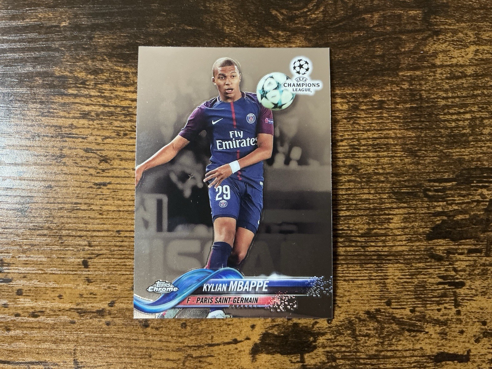 KYLIAN MBAPPE ~ 2017-18 Topps Chrome UEFA Rookie #41 🔥 NM