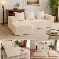 L Shaped Couches for Living Room Cloud Sectional Couch Boneless Couch