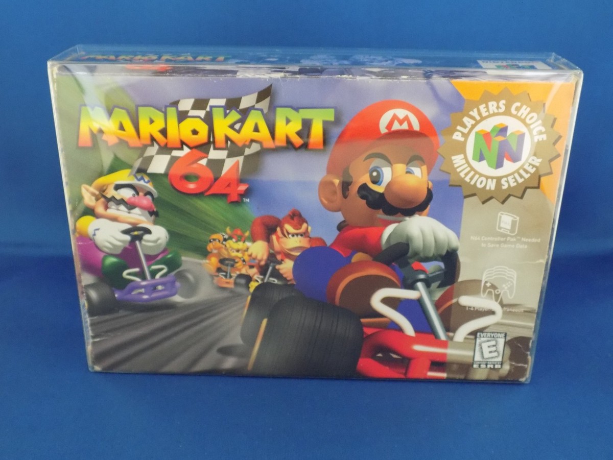 Mario Kart 64 (Nintendo 64, 1997) N64 CIB 100% Complete In Box