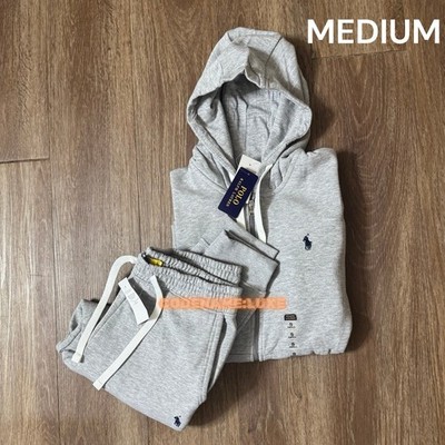 Men's Polo Ralph Lauren Sweatsuit Set Size Medium Gray NWT | eBay