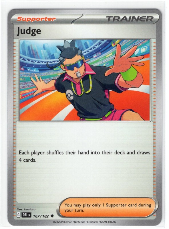 Pokemon Destined Rivals - 167/182 Judge