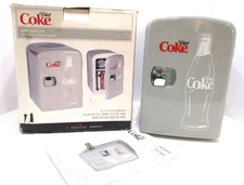 Diet Coke Mini Fridge Cooler Portable for Bedroom Office, Car, Boat, Home NIB