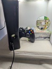 Microsoft Xbox 360 Slim 4GB Matte Black Console + 6 Games