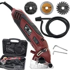 Multifunction Mini Circular Saw Machine Set 400W High Powered for Wood Metal PVC