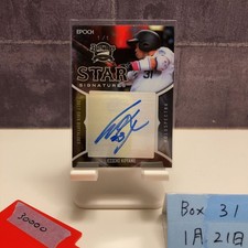 EPOCH Eiichi Koyano 1/1 Autograph Card Orix Buffaloes Star Signatures Holos