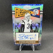Panini Prizm Navy Camo Prizm Stephen Gostkowski #FLA-SGI /25 Patriots 2025