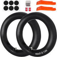 2 Pack 10x2 Inner Tube with Repair Kit for Scooters Strollers
