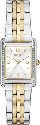 Relic by Fossil Women's Alexandra Three-Hand Watch Silver/Gold  ZR34667