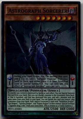 Astrograph Sorcerer Ultra Rare Pendulum Evolution PEVO-EN001 LP