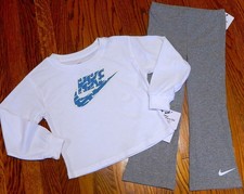 NIKE SPORT AUTHENTIC TODDLERS GIRLS BRAND NEW ORIGINAL 2Pc SET Size 3T, NWT